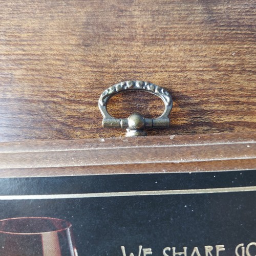 Vintage 1980 Punze Karten Holz Wandrelief Wir teilen Gottes Geschenk in Frieden Liebe - Bild 7 von 7