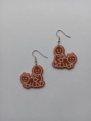 Christmas Gingerbread Funny Naughty Sex Acrylic Earrings eBay