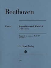 Beethoven Bagatelle in A minor WoO 59 Fur Elise Sheet Music Revised Ed 051481347