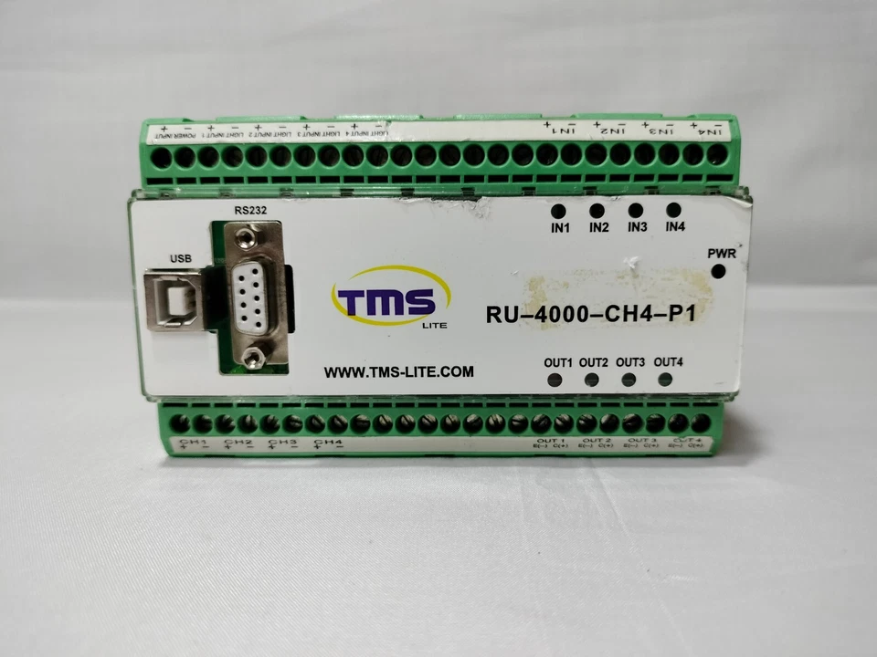 TMS Lite RU-4000-CH4-P1 RU4000CH4P1 RU232-4000-4CH-P1 RU23240004CHP1 Controller - Image 3 of 4