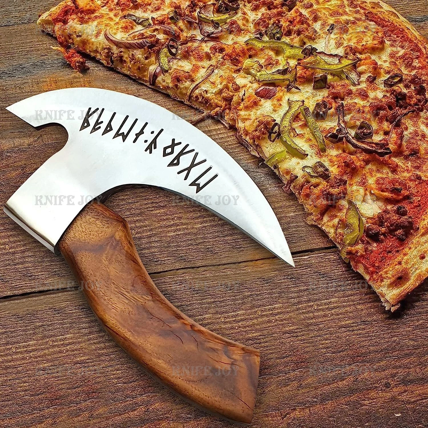 Handmade Viking Pizza Cutter Axe – 8" Sharp Carbon Steel Blade & Ash Wood Handle
Opens in a new wind