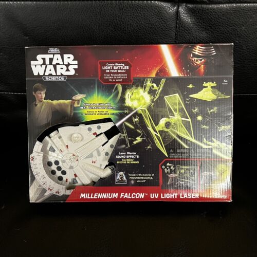 Disney Star Wars Science Millennium Falcon UV Light Laser /Uncle Milton *NEW* - Picture 1 of 2