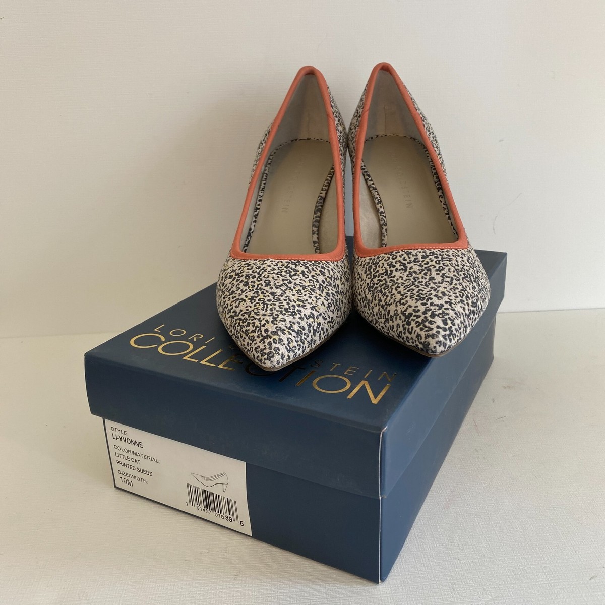 専用ページ3 Lori Goldstein Li-Yvonne Little Cat Printed Suede Womens 10M | eBay