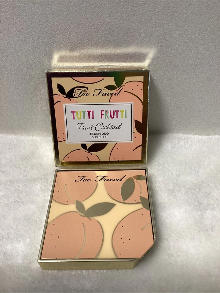 TOO FACE TUTTI Frutti Fruit Cocktail Rubor Dúo - Albaricoque en el acto, Nuevo. Foto 2 de 4