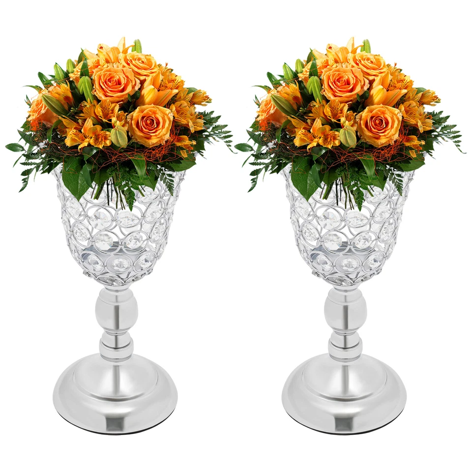 2 piezas floreros boda floreros para centros de mesa boda florero para mesas Foto 2 de 4