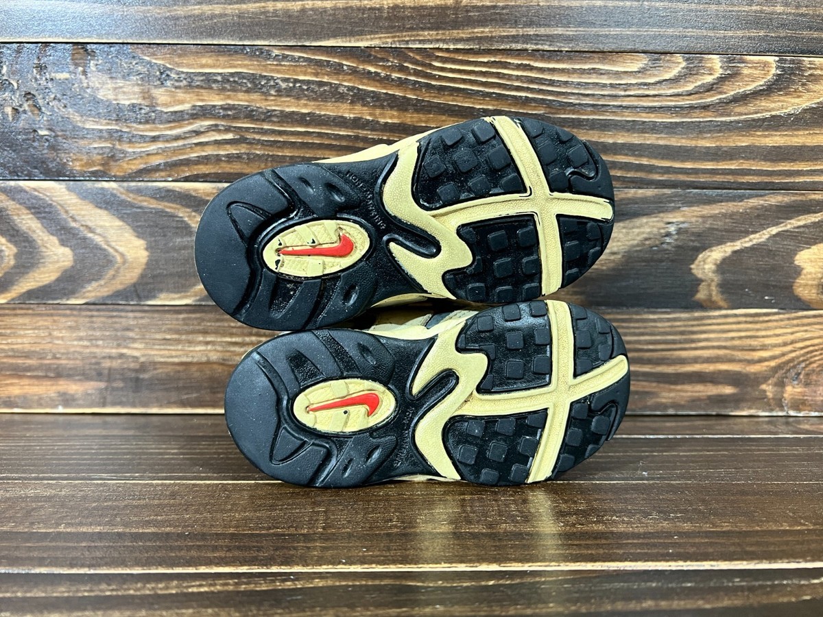 Vintage Nike 1998 Kids Leather Sneakers Gray Very Rare Retro Shoes