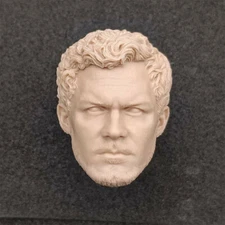 Blank 1/6 Scale The Iron Fist Finn Jones Head Sculpt Unpainted Fit 12" Figure