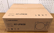 In Stock Audio-Technica AT-LPW30BK Belt-Drive Turntable Black New F/S