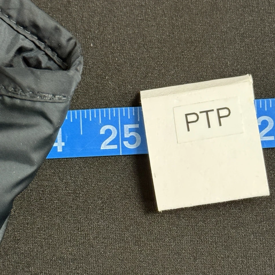 Chaleco acolchado Marc New York para hombre XL azul oscuro bolsillos con cremallera completa cuello alto Foto 3 de 4