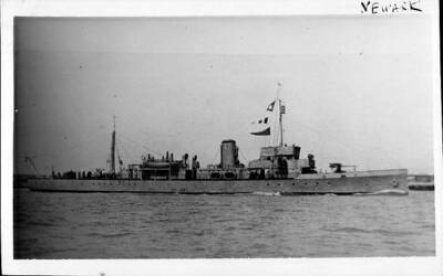 British Royal Navy Battleship HMS Newark SHIPPING NAVAL OLD PHOTO