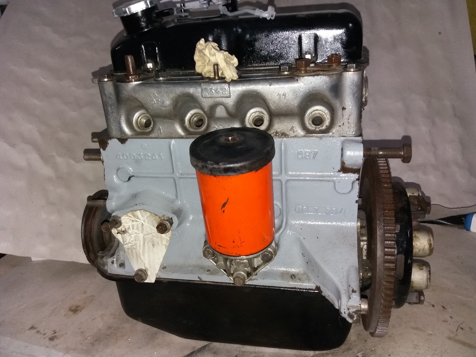 fiat 600 1956 motore originale pastiglione