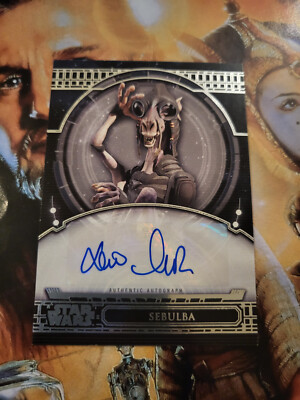 Topps Star Wars 4oth Anniversary Lewis Mcleod Sebulba Autograph Auto Card