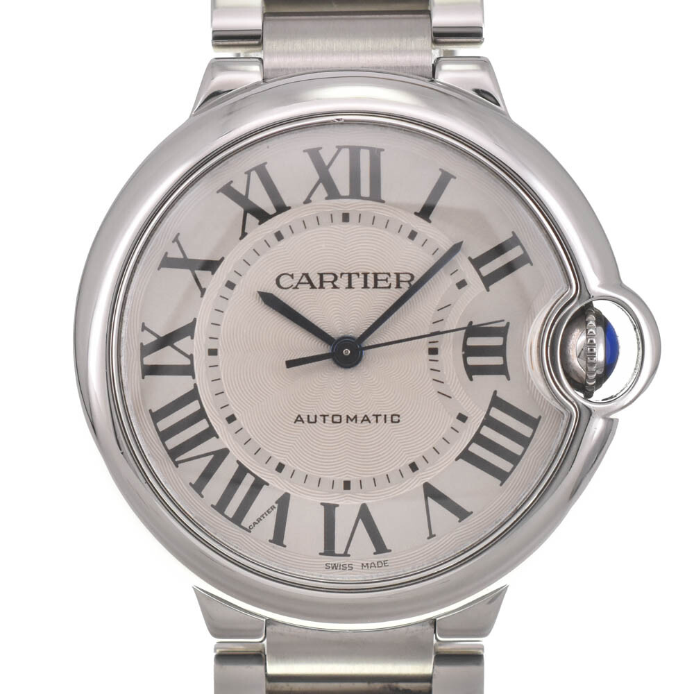 Cartier Baron Blue Silver Dial 36mm Automatic Unisex Watch W6920046-image