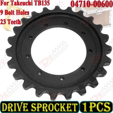 Drive Sprocket Fit Takeuchi TB135 Heavy Duty 23 Teeth 9 Bolt Holes 04710-00600