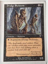 Drudge Skeletons 130 Common 7th Edition Magic: The Gathering