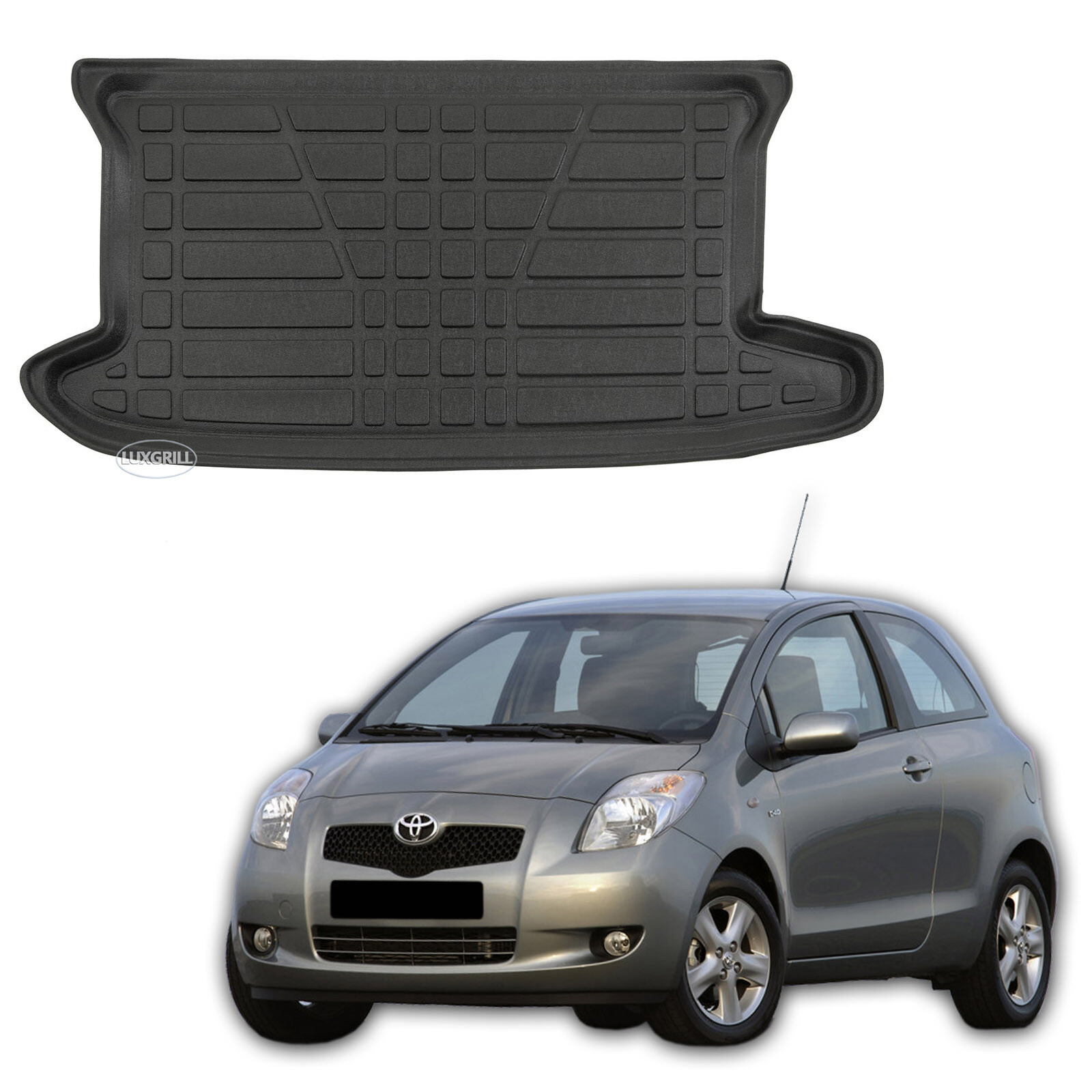 Tapis de coffre Toyota Yaris XP 2006-2011 pour éviter les taches et mauvaises odeurs