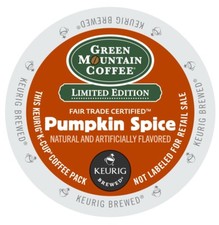 Green Mountain Pumpkin Spice 72 Count Keurig K Cup Pods Free Shipping