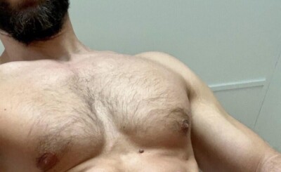 [E117] Male Model Full View Showing Off Body To Viewer Fine Art Hunky Physique