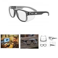 ANSI Z87.1 Safety Glasses Side Shields Anti Fog Clear Lens Protective Eyewear 1p