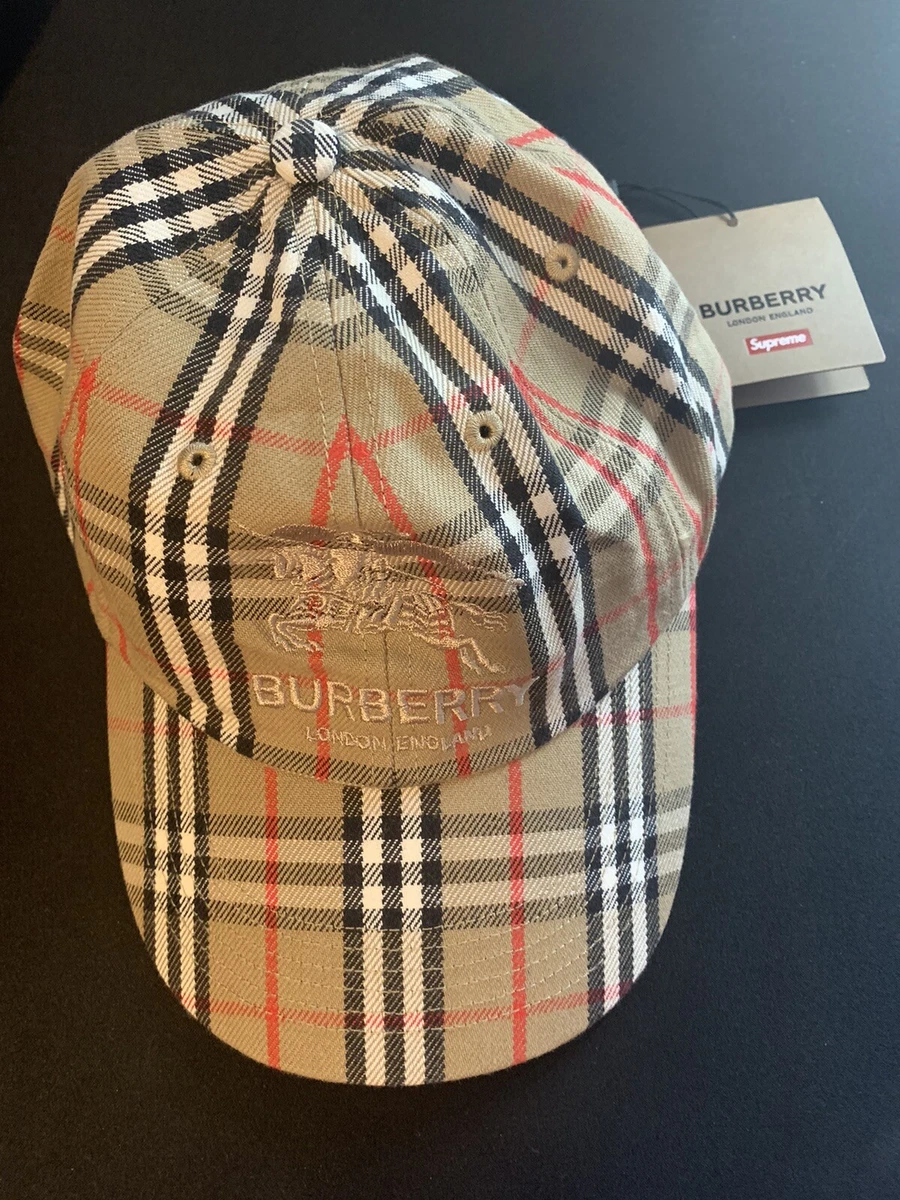 Supreme Burberry Denim 6-Panel Beige | eBay