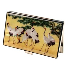 MOP Bird Metal RFID Block Business Credit Name ID Man Card Case Pocket Holder