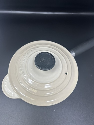 Le Creuset Ivory #16 Cast Iron Enamel 12L Sauce Pot With Lid France See Picture - Picture 3 of 12