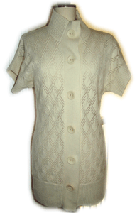 288-Trina-Turk-Cardigan-Cashmere-Ivory-Jacket-Sz-L-Vest-Long