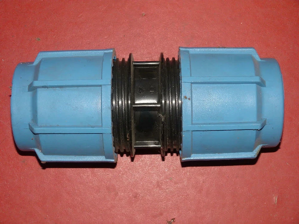 Raccord union Ø32mm manchon droit égal plastique tuyau Pe polypropylène KIWA