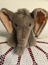 Steiff  Elefant Trampili   Mit Knopf Fahne  Schild Etikett Sammlung Verkauf