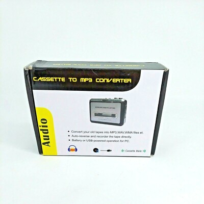 Audio Cassette Tape to MP3 CD File Converter Capture Digital Audio