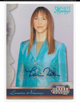 2008 Donruss Americana Laraine Newman AUTO Signed SP 200 SNL Saturday Night Live