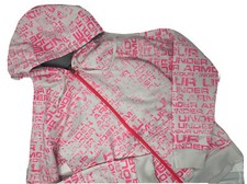 UNDER ARMOUR PINK Jacket Zip Up Hoodie Size M WOMANS
