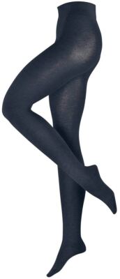 Esprit Womens Plain Tights - Space Blue