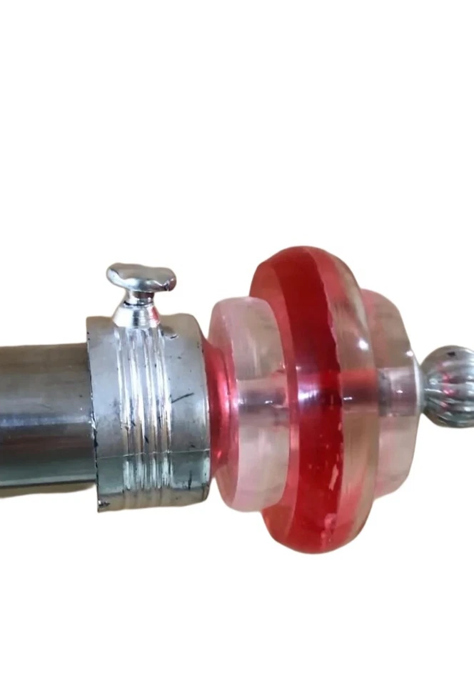 Soporte de barra de cortina de cristal cromado 75 piezas - Soporte elegante con un toque de Elega Foto 3 de 4