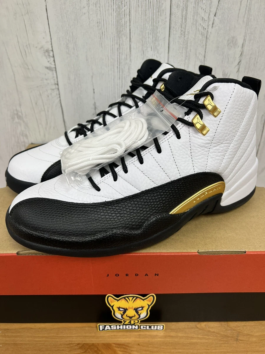 AIR JORDAN MENS RETRO 12 AJ12 ROYALTY TAXI GOLD BLACK CT8013-170