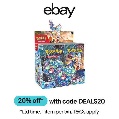 Scarlet & Violet 7 Stellar Crown Booster Box POKEMON TCG