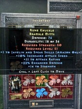 +1 JAVA SKILLS, 10% IAS, +11 AR, +14 STR CHEAP!! Diablo 2 resurrected (PC,PS4/5)