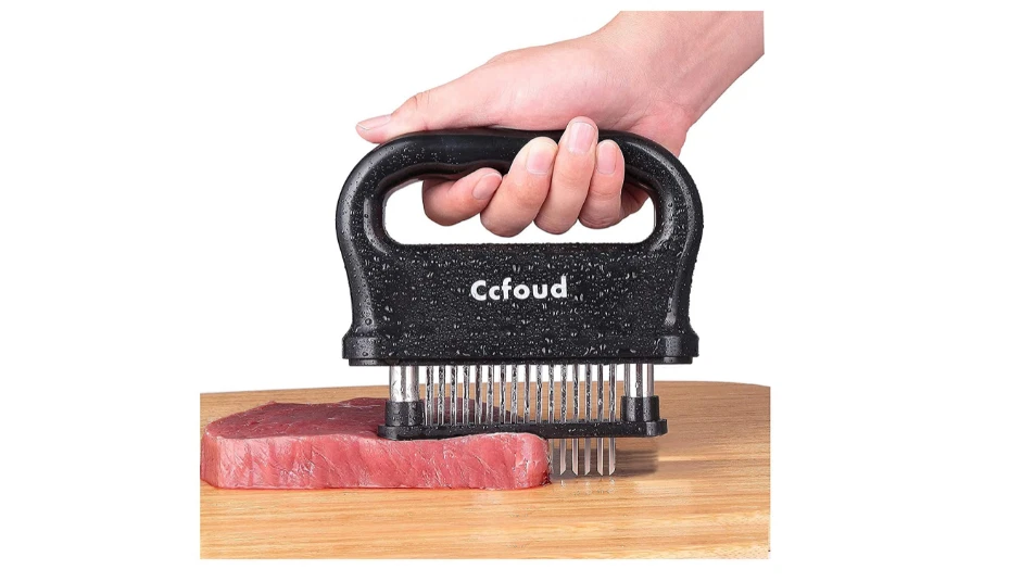 Ultra Sharp Needle Blade Meat Tenderizer Steak Beef Cleaning Brush 48 Blades BBQ