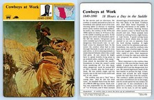 Cowboys At Work - Westward - Story Of America - Panarizon Card