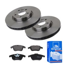 ATE | 2 Bremsscheiben Ø300 Belüftet + Bremsbeläge für Ford Galaxy WA6 S-Max WA6