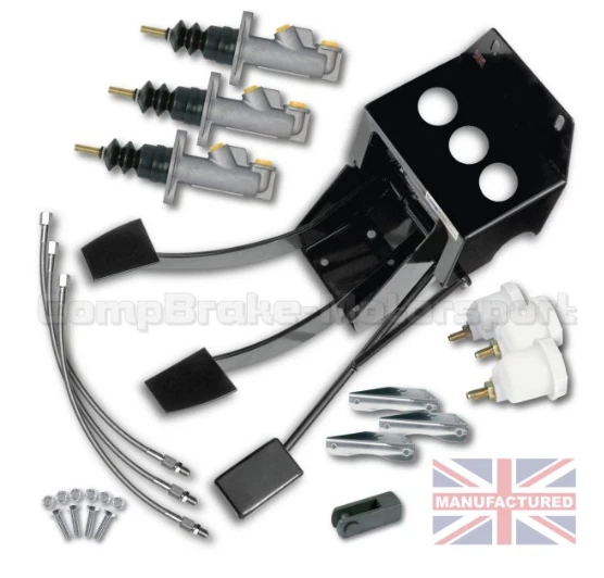 FITS FORD ANGLIA 105E TOP MOUNTED HYDRAULIC PEDAL BOX KIT – DIRECT REPLACEMENT