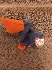 Rare Ty Beanie Baby Scoop Retired 1996 Mint Condition with Tag Errors PVC Pellet