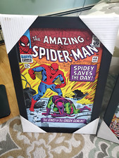 SPIDERMAN Spider-Man 18 x 14 Laminated Wood Wall Art LOT OF 3 Marvel