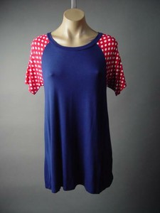 red and white polka dot t shirt