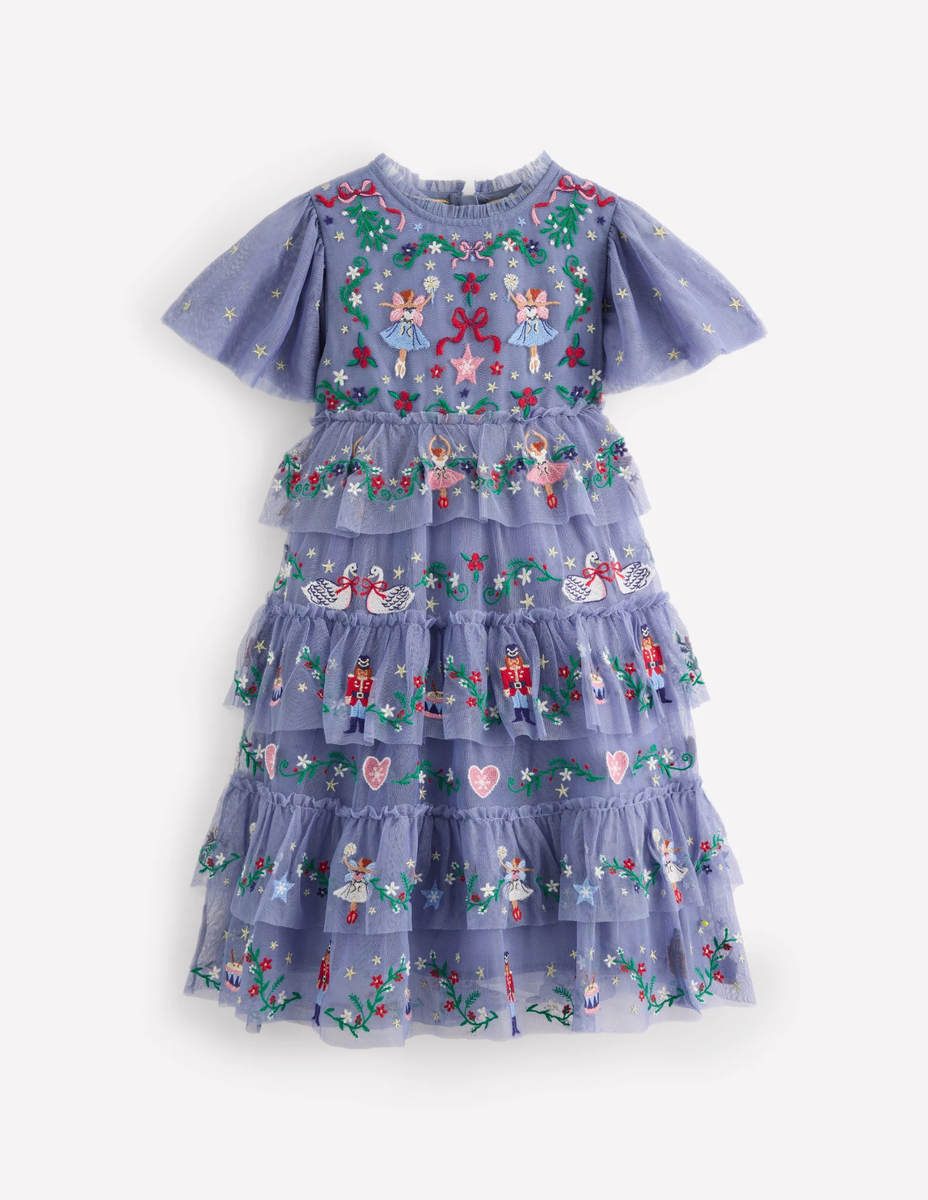 NWT Mini Boden Tulle Embroidered Party Dress | eBay NWT Mini Boden Tulle Embroidered Party Dress | eBay