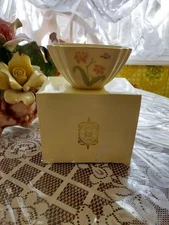 Vintage Lenox Embossed Flower&Butterfly Sm.Bowl w/24K Gold Trim in Original Box