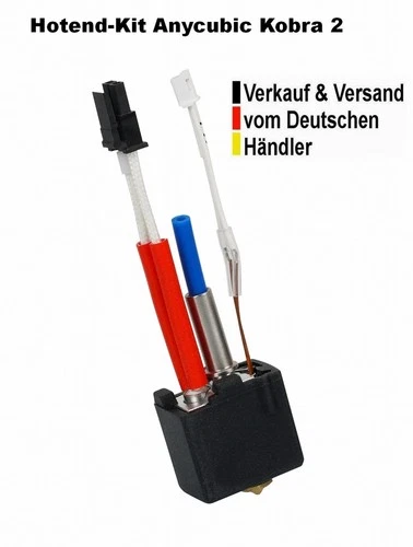 Hotend Kit für Anycubic Kobra2/Kobra 2 Plus/Kobra 2 Pro/Kobra 2 Neo; 0,4 mm Düse