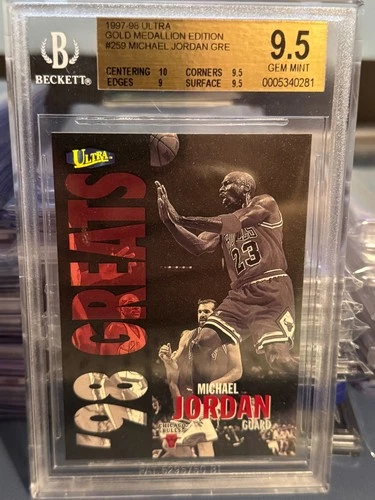 1997 Fleer Jordan BGS 9.5