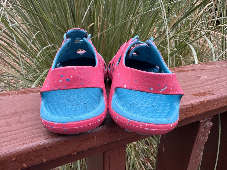 Sandalias Keen Rio Talla 2 Rosa Azul Niñas 1012699 Madreselva Punta Cerrada Cómodas Foto 3 de 4