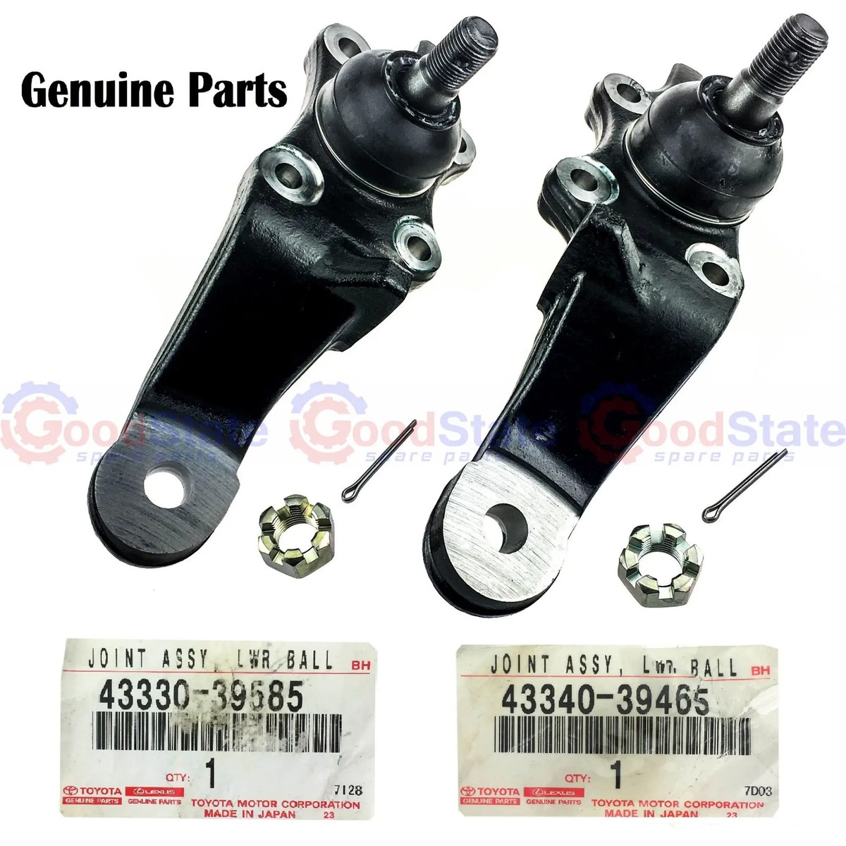 Genuine Toyota Prado KZJ90 KDJ95 KDJ90 Front RH LH Lower Ball